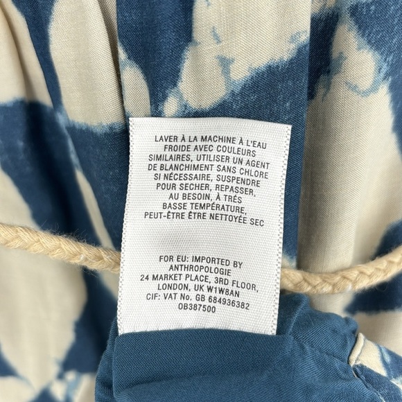 Maeve Anthropologie Castalia Smocked Dress Size 2 Petite - Picture 8 of 12